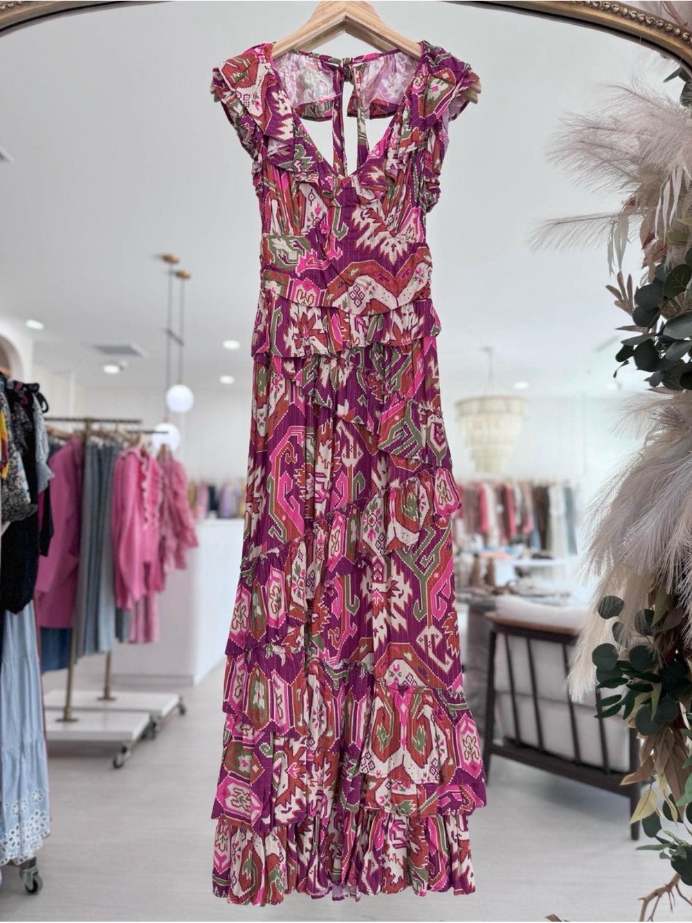 Love the Label Salome Dress Marrakech Pink NWT Medium